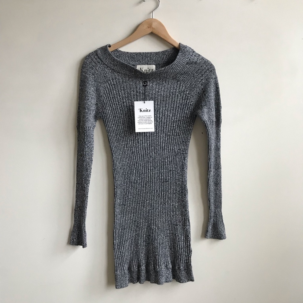 NWT For Love and Lemons Knitz Lafayette Dress - Picture 3 of 8